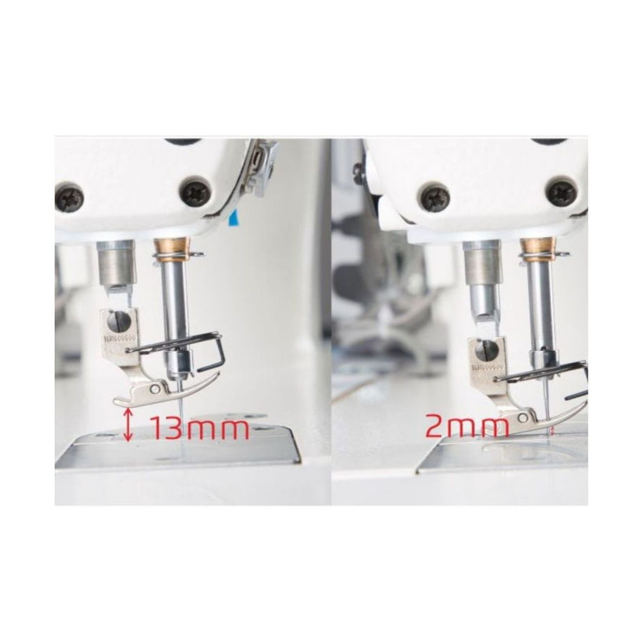 Jack A4B Macchina da cucire Industriale con Alzapiedino Digitale cucitura su lti spessori