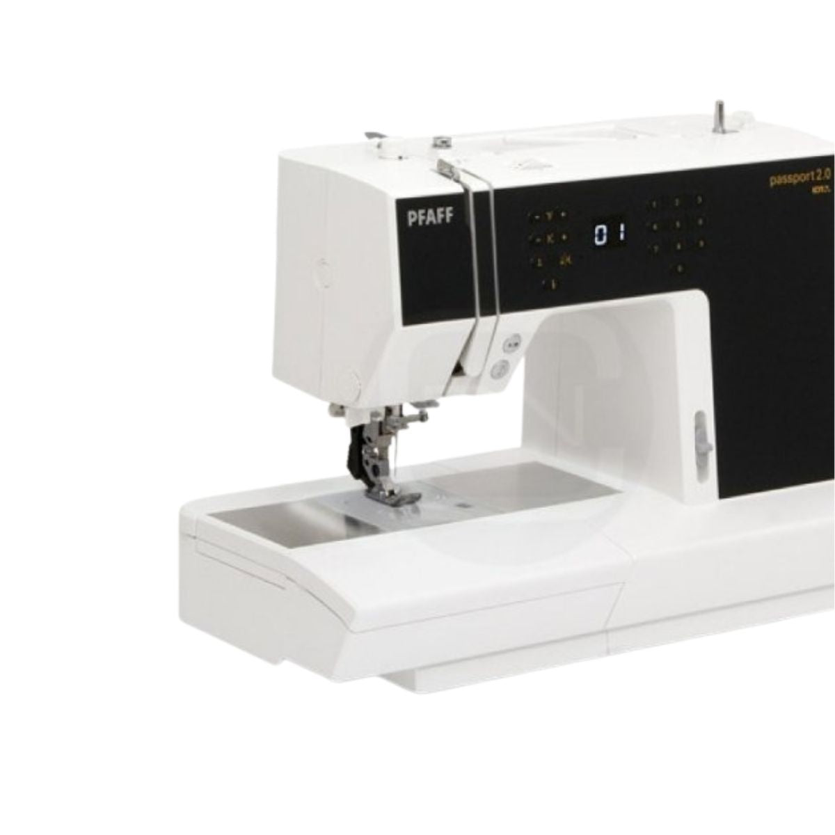 Macchina da cucire elettronica Pfaff Passport 2.0 vista profilo