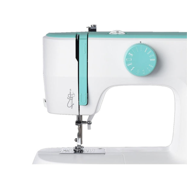 Macchina per cucire Necchi M108A dettaglio lato infilatura