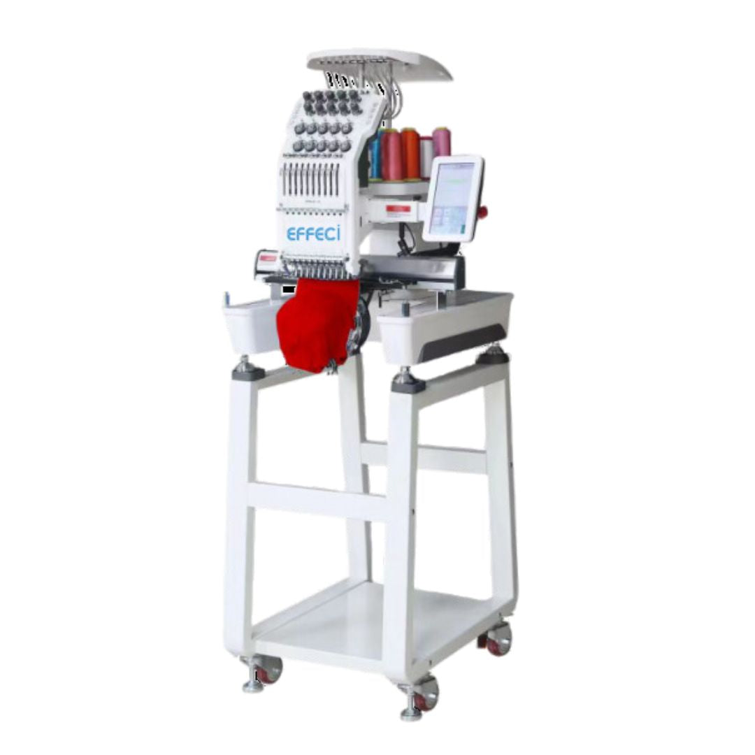 Ricamatrice Industriale EFFECI 1201S PRO con Telaio 24x36 cm con telaio cappelli