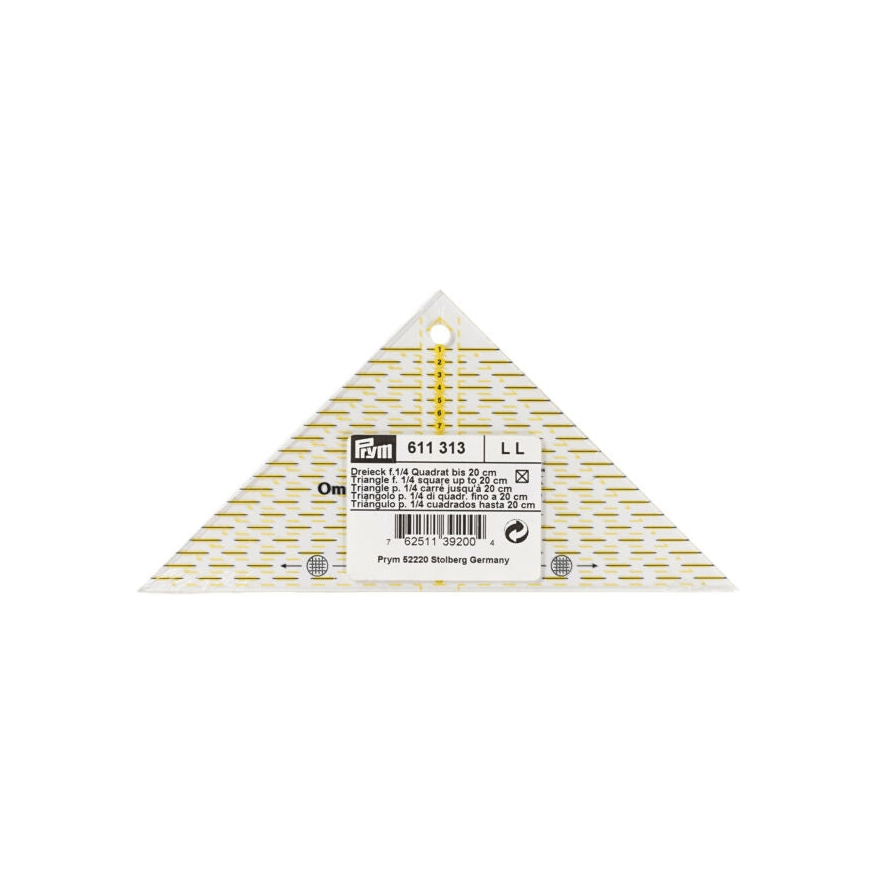 Prym Triangolo per un quarto di quadrato 20 cm