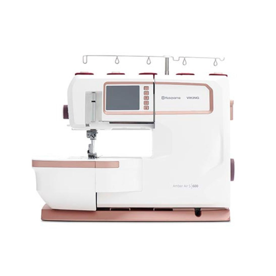 Husqvarna Viking Amber Air S600 Tagliacuci con Infilatura ad Aria