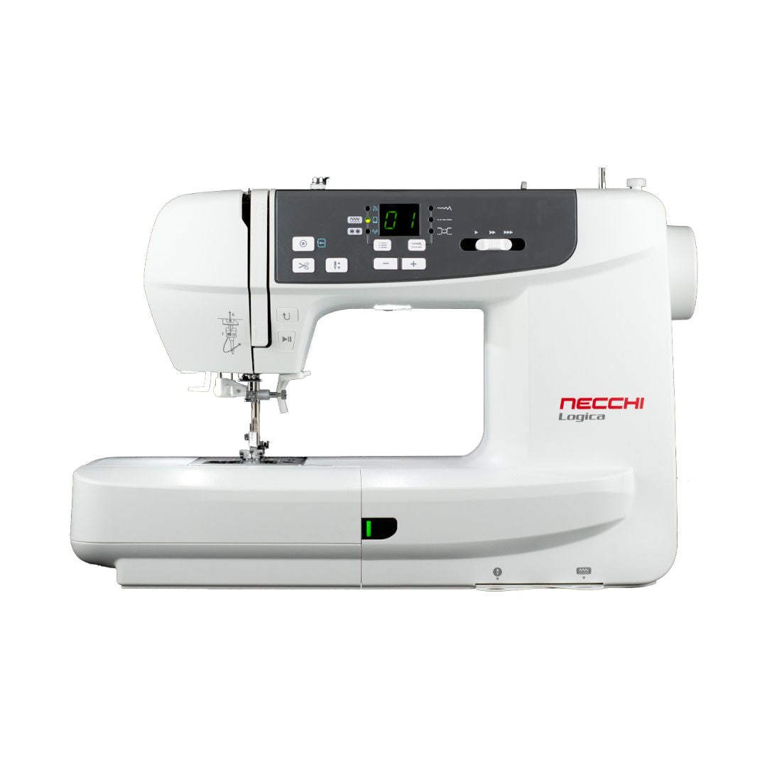 Macchina per Cucire e Ricamare Necchi Logica NCH05AX con Software Essential XII