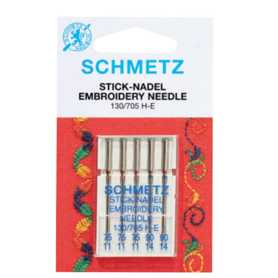 Aghi Schmetz per ricamo assortiti n° 75/90