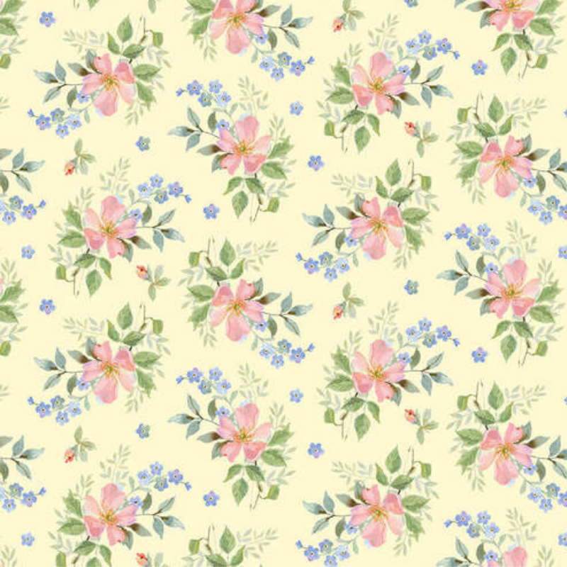 Tessuto di Cotone Americano Fantasia