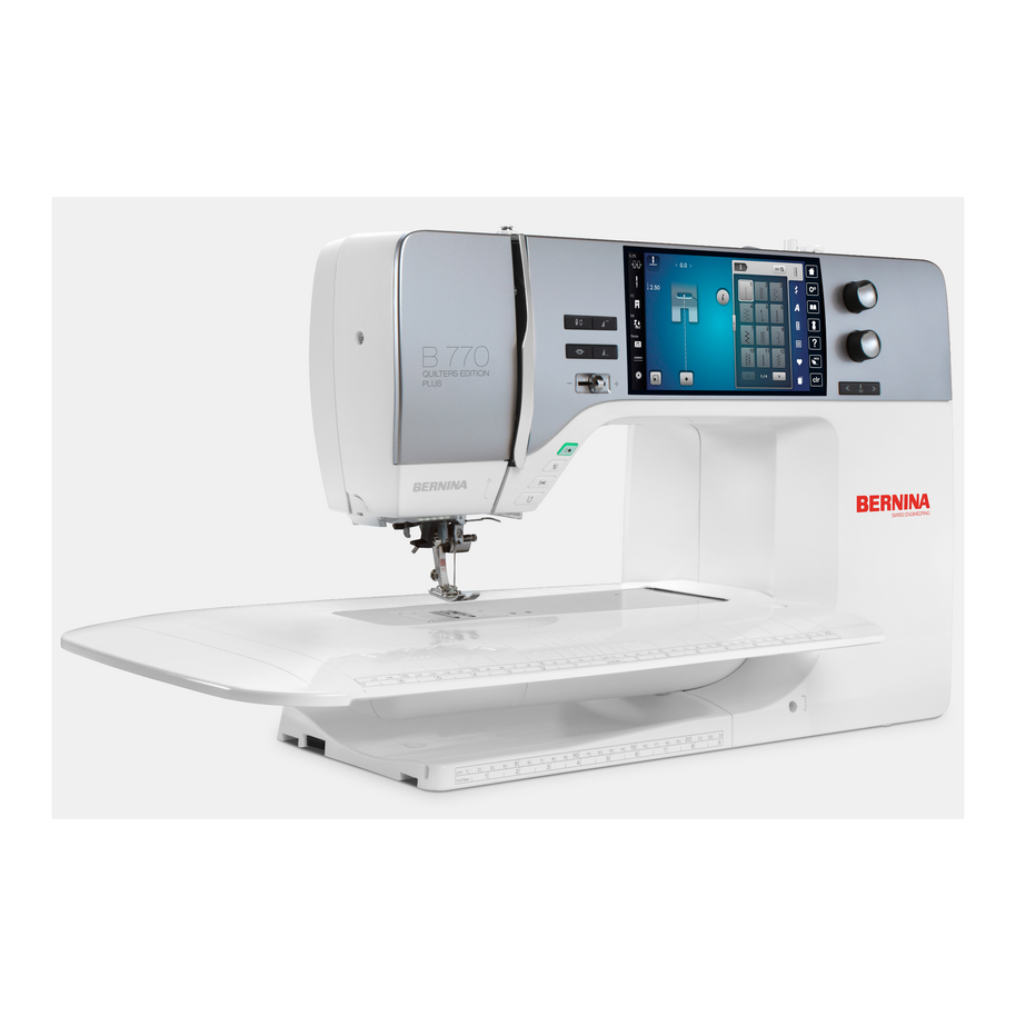 Bernina 770 QE PLUS Macchina per Cucire e Ricamare con 5 Anni di Garanzia