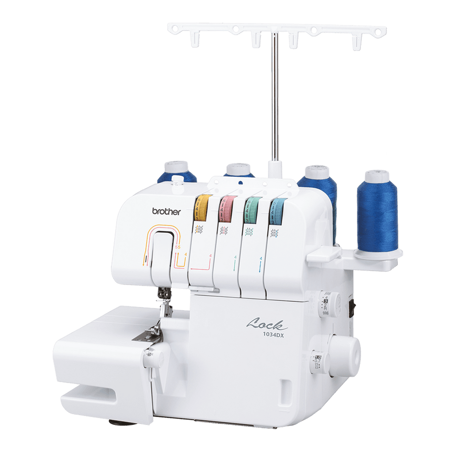 Brother 1034DX Tagliacuce 3 e 4 fili con 5 Anni di Garanzia