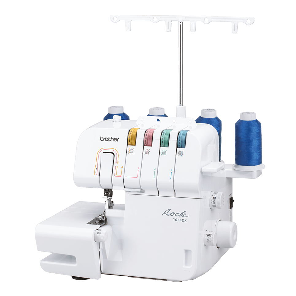 Brother 1034DX Tagliacuce 3 e 4 fili con 5 Anni di Garanzia