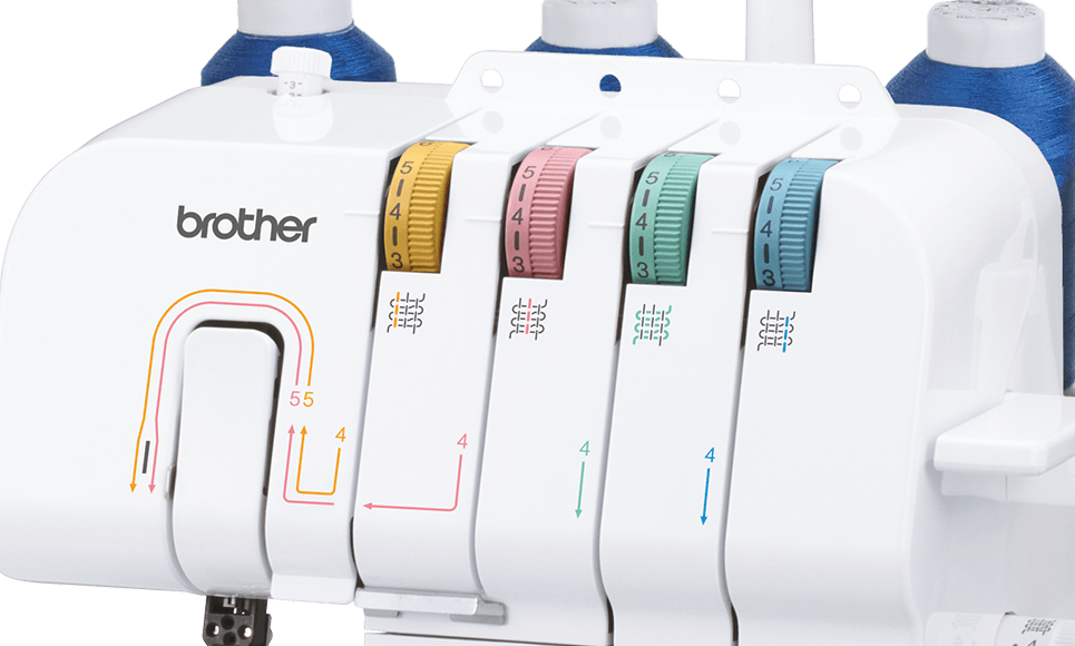 Brother 1034DX Tagliacuce 3 e 4 fili con 5 Anni di Garanzia