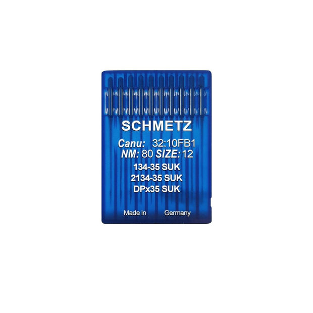 10 Aghi Schmetz n°80  134-35 SUK per Macchine Industriali