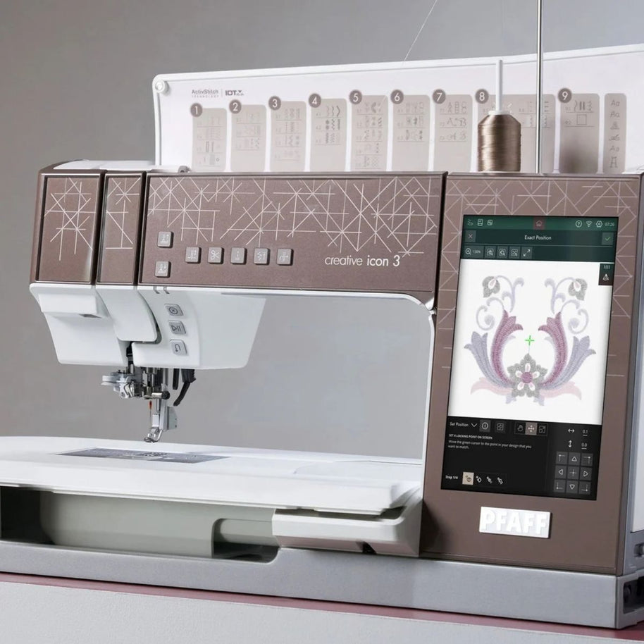Pfaff Creative Icon 3 Macchina per Cucire e Ricamare con Intelligenza Artificiale dettaglio macchina