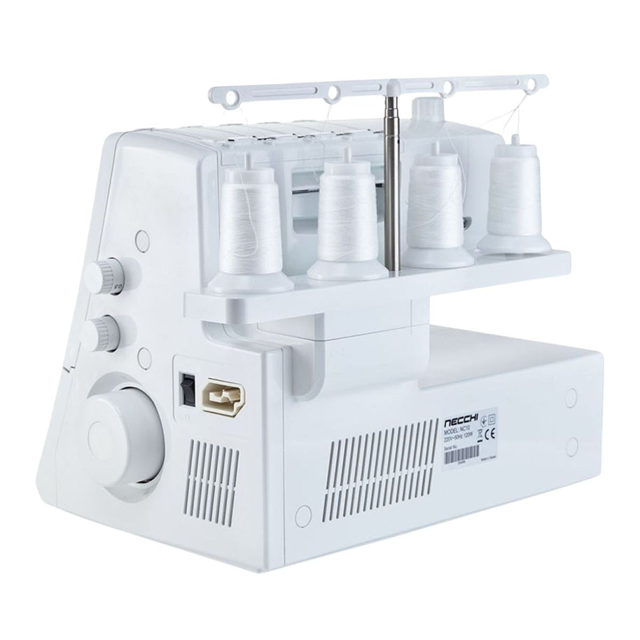 Necchi NC10 Macchina a Punto di copertura vista retro