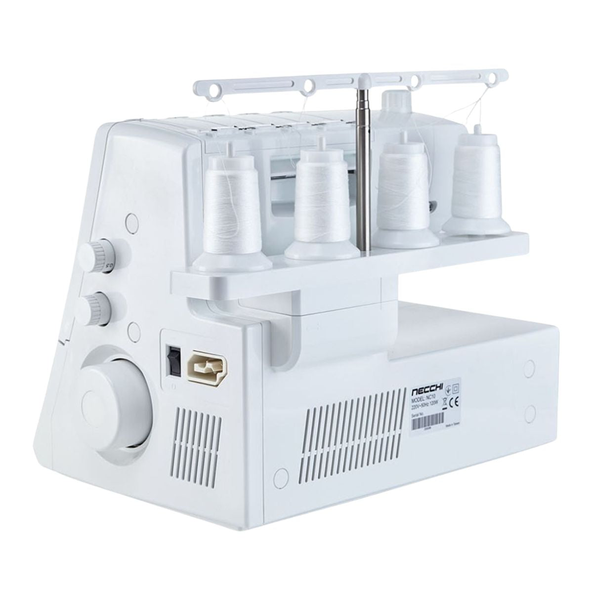 Necchi NC10 Macchina a Punto di copertura vista retro