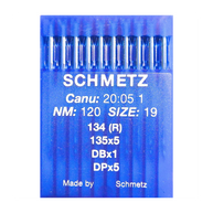 10 Aghi Schmetz n°120 134 (R) per Macchine Industriali