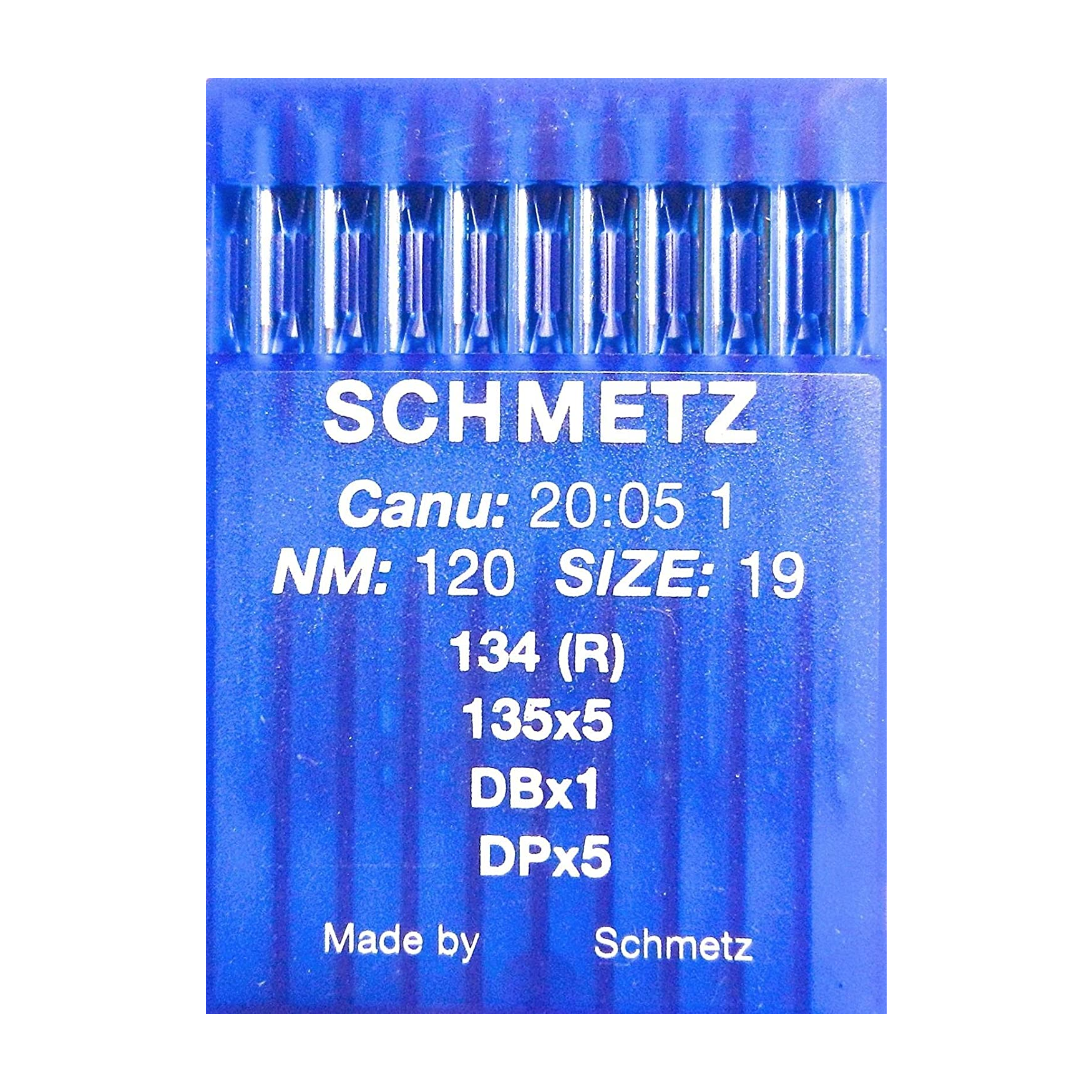 10 Aghi Schmetz n°120 134 (R) per Macchine Industriali