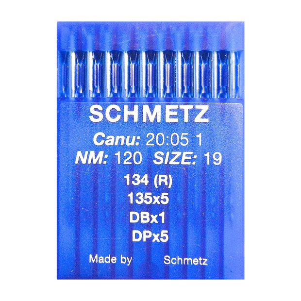 10 Aghi Schmetz n°120 134 (R) per Macchine Industriali