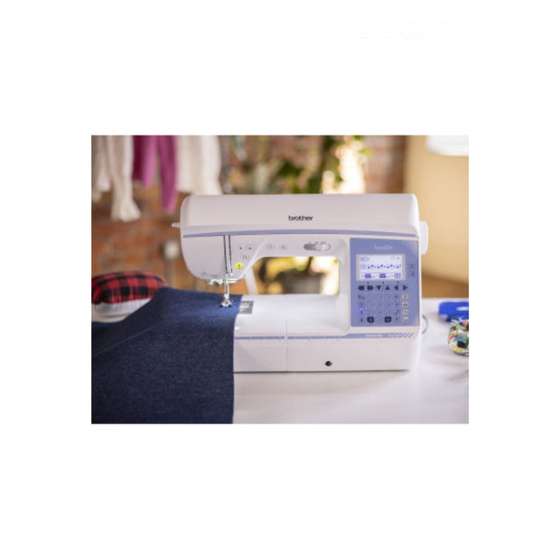 Macchina da cucire elettronica Brother Inventio NV1350 nella craft room