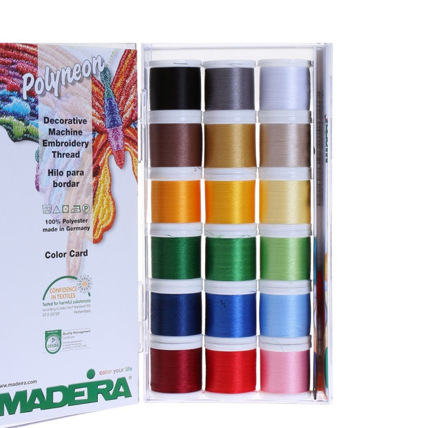 Box 18 fili da Ricamo Madeira Polyneon