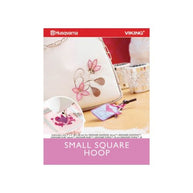 Husqvarna Viking Telaio Small Square Hoop 80 x 80mm confezione di cartone stampato