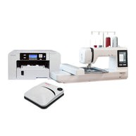 Necchi Creator Lab: Macchina Cucito e ricamo C2000+Stampante Sawgrass+Pressa Maxi