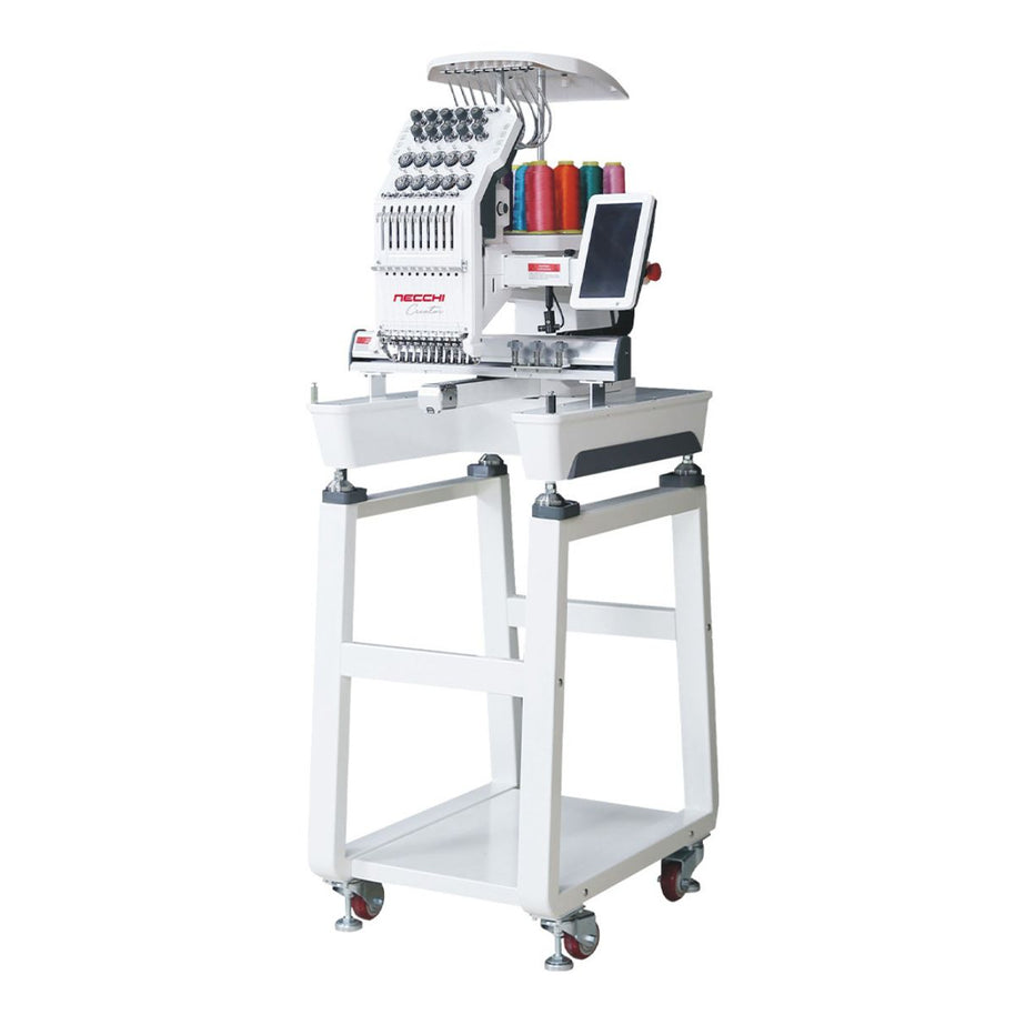 Nuova Necchi Creator C10 La Ricamatrice Professionale a 10 Aghi con carrello