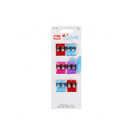 Prym 610180 12 pinzette per tessuto colorate.