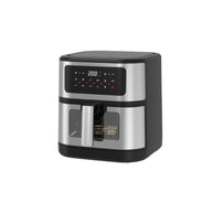 Necchi NK562 friggitrice ad aria premium 6.7 LT. profilo a sinistra luce accesa