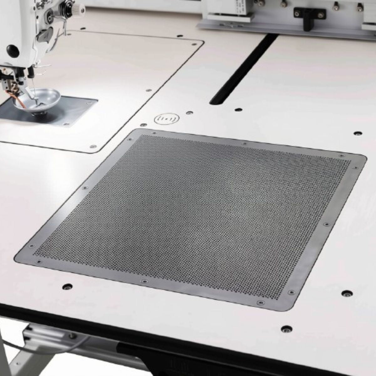 Jack M5 Macchina per cucire a Campo da 80 X 35 cm + Laser dettaglio piano di lavoro