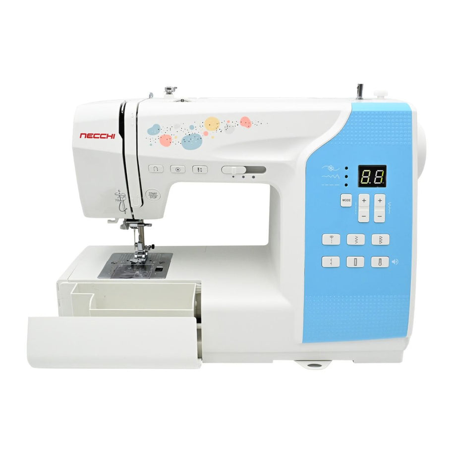 Macchina per cucire Elettronica Necchi Sweet H10L vano accessori