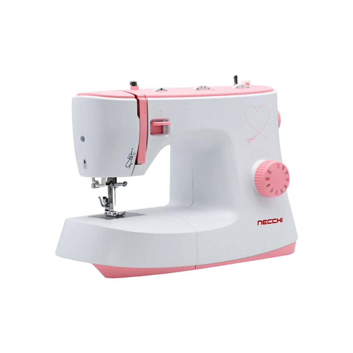 Necchi K132D Macchina per cucire vista laterale