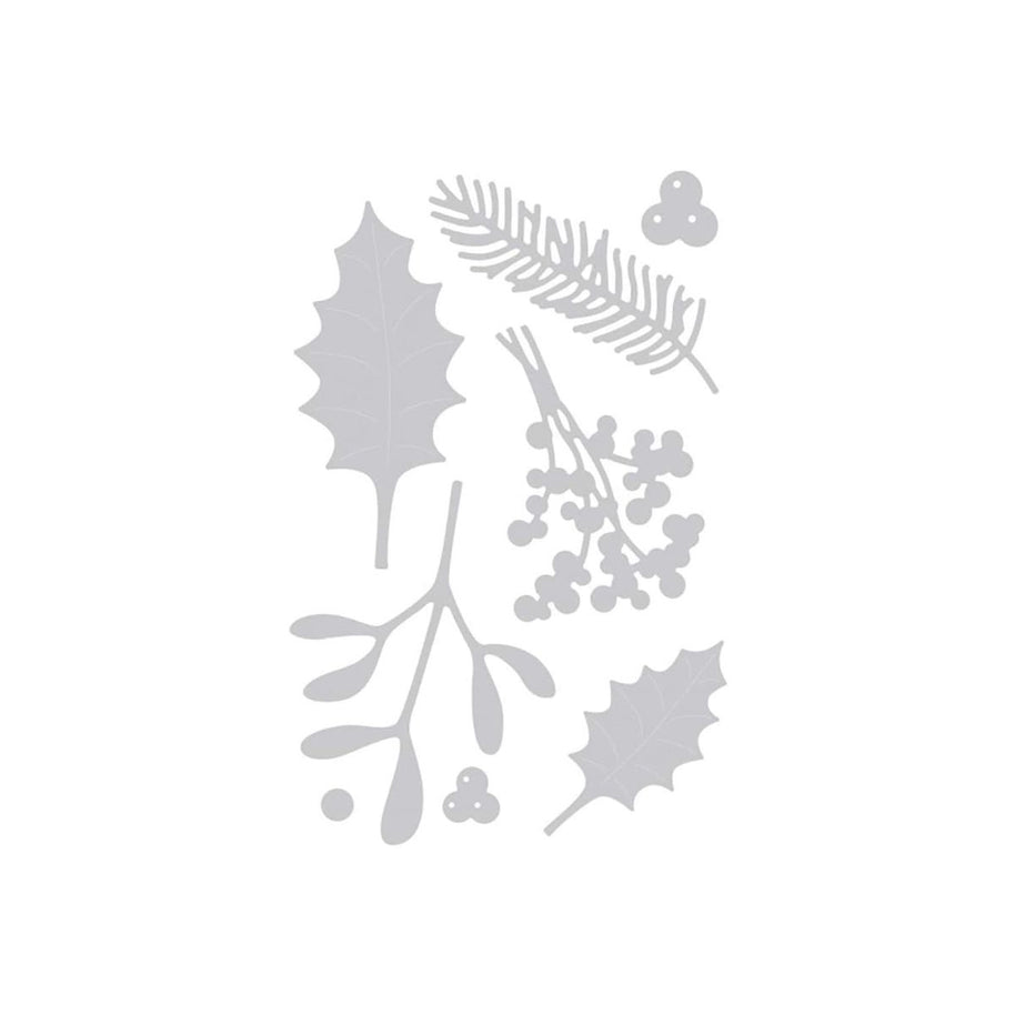 Sizzix Fustella Thinlits 662571 fogliame invernale.