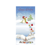 Tessuto di cotone Americano Happy Holidays