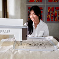 Pfaff Creative Icon 3 Macchina per Cucire e Ricamare con Intelligenza Artificiale esempio di lavorazione