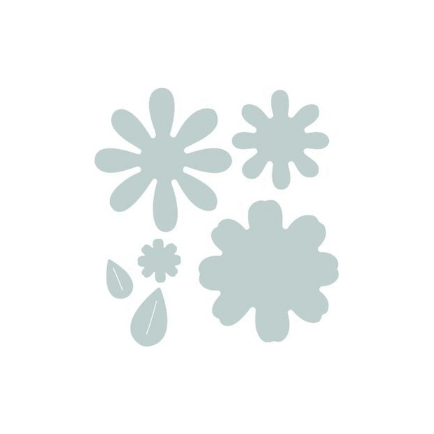 Fustella Sizzix BigZ 662635 Fiori con foglie