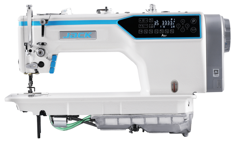Jack A6F-E-HQ+ IOT 4.0 Macchina per cucire con trasporto a punta d'ago