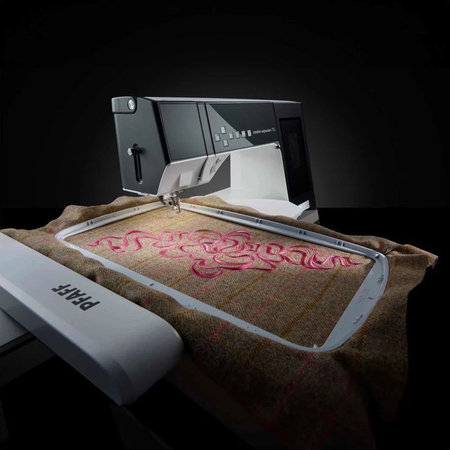 Macchina da cucire e ricamare Pfaff Creative Expression 750 con Telaio 350 x 360 mm