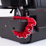 Singer Tagliacuci Heavy Duty HD0460 dettaglio cucitura su maglina