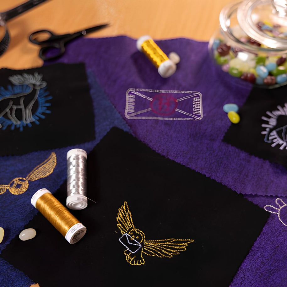 Nuova Bernette 79 Harry Potter Macchina per Cucito e Ricamo in Edizione Limitata ricami Harry Potter