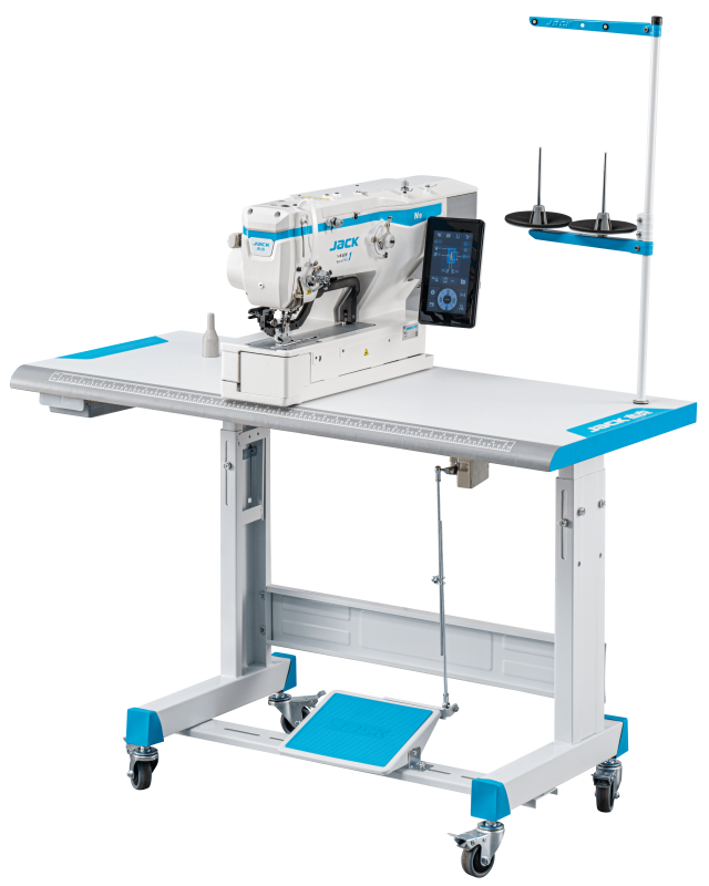 Jack N9-H D Nuova Asolatrice Elettronica per tessuti pesanti Asola 41x5mm