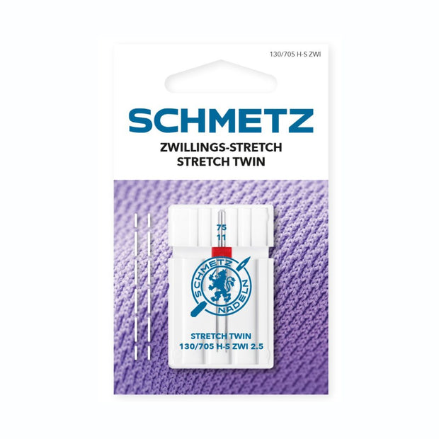 Ago Gemello Schmetz n°75 per Maglina in blister