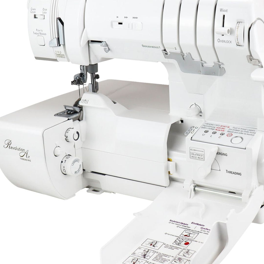 Babylock Gloria Tagliacuci+Copertura con Infilatura Elettronica  facilitata