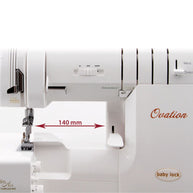 Babylock Ovation Tagliacuci con Punto di copertura ampio spazio di lavoro