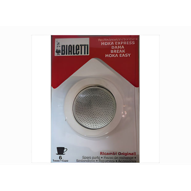 Bialetti Guarnizioni + Filtro da 6 tazze
