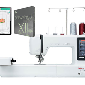 Necchi Creator C2000 Macchina per cucire e Ricamare con Tablet e Software Essential