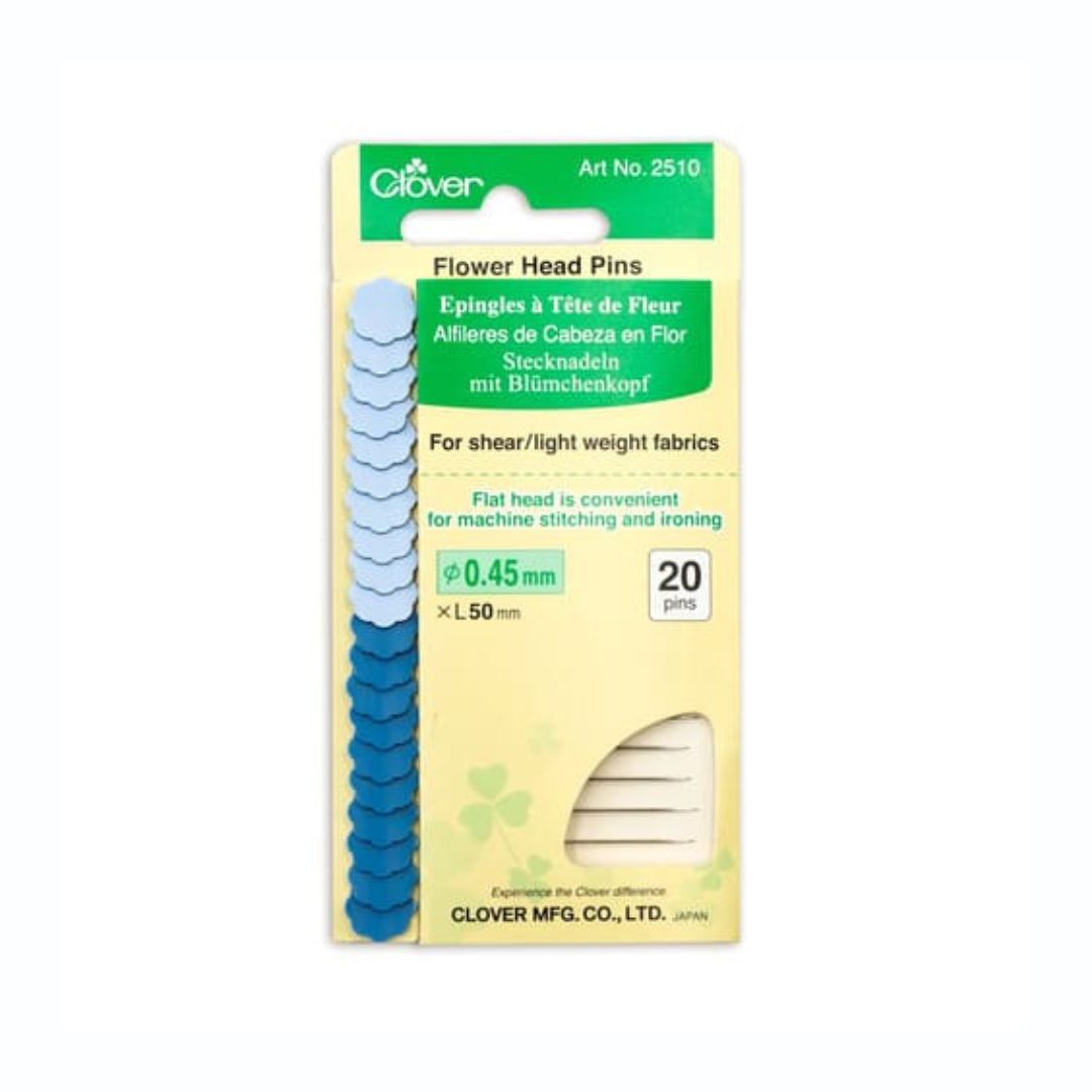 Clover 2510 Spilli lunghi con testa a fiore