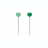 Clover 9604 Spilli lunghi con testa a cuore 