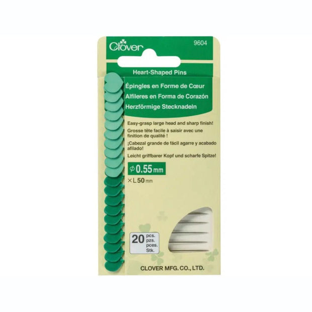 Clover 9604 Spilli lunghi con testa a cuore blister