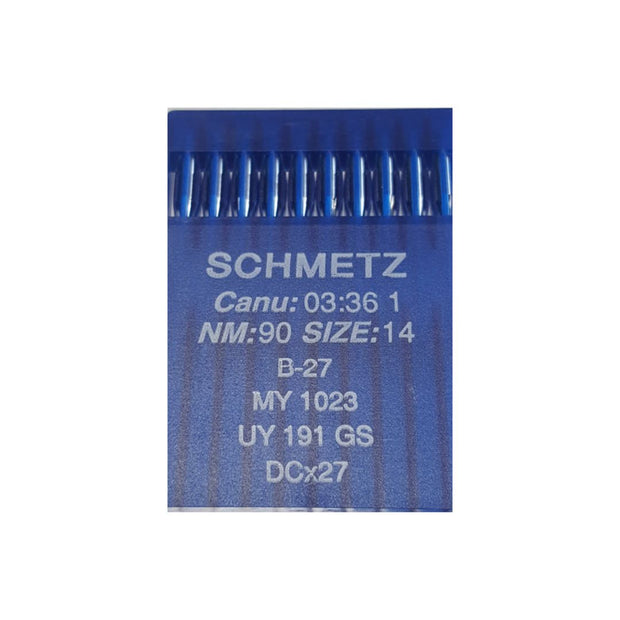 10 Aghi Schmetz n°90 B27SLK per taglia e cuci industriale JACKE4S