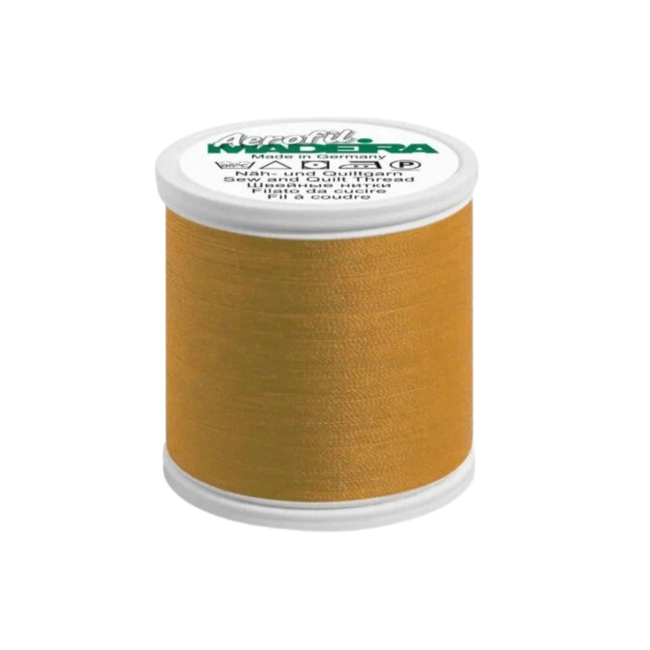 Filo da cucito Madeira Aerofil 400 mt. ocra col. 8550