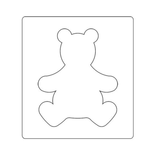 Fustella BigZ Sizzix 659552 orsacchiotto #4 sagoma